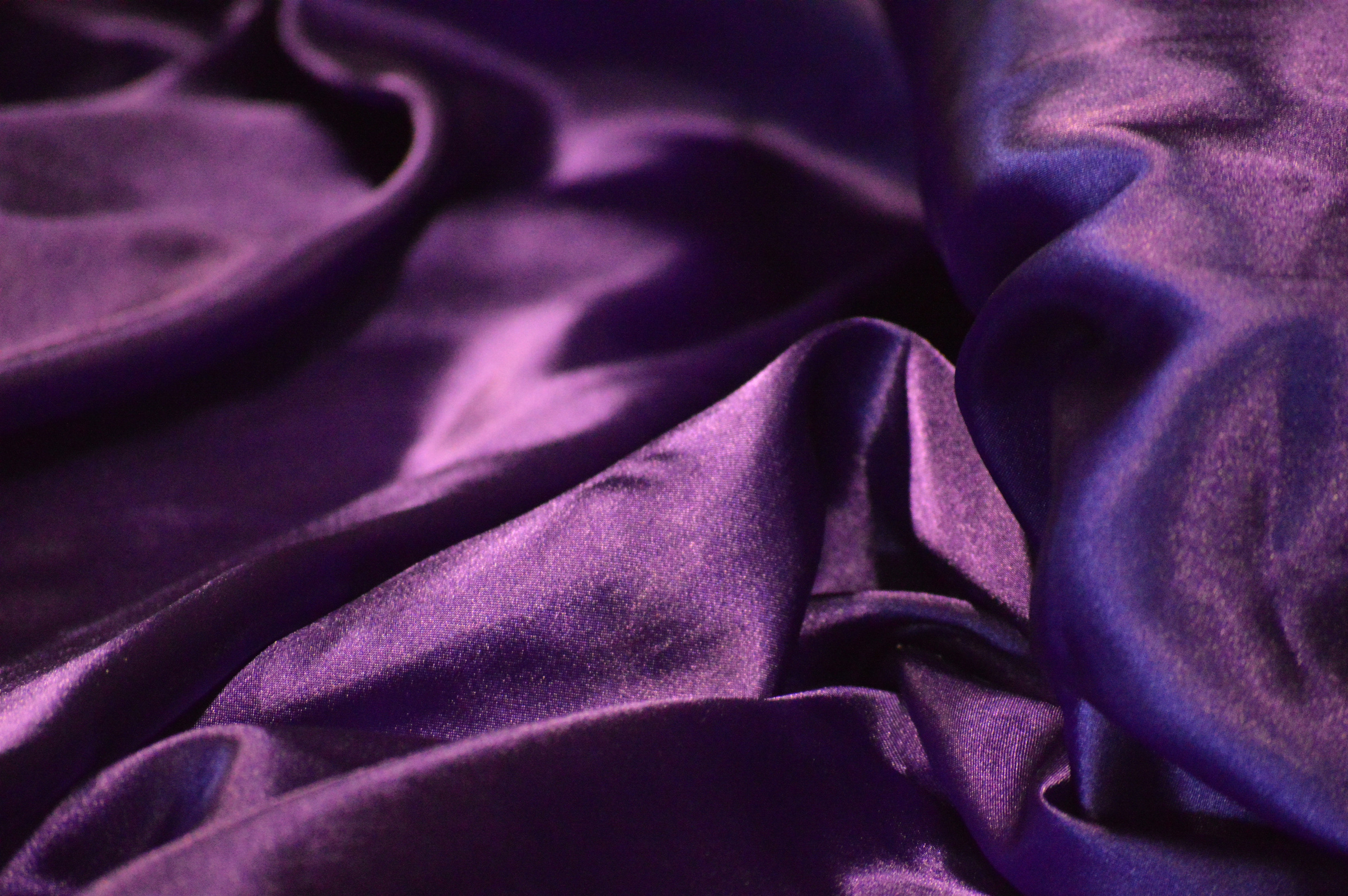 Shiny Purple Silk